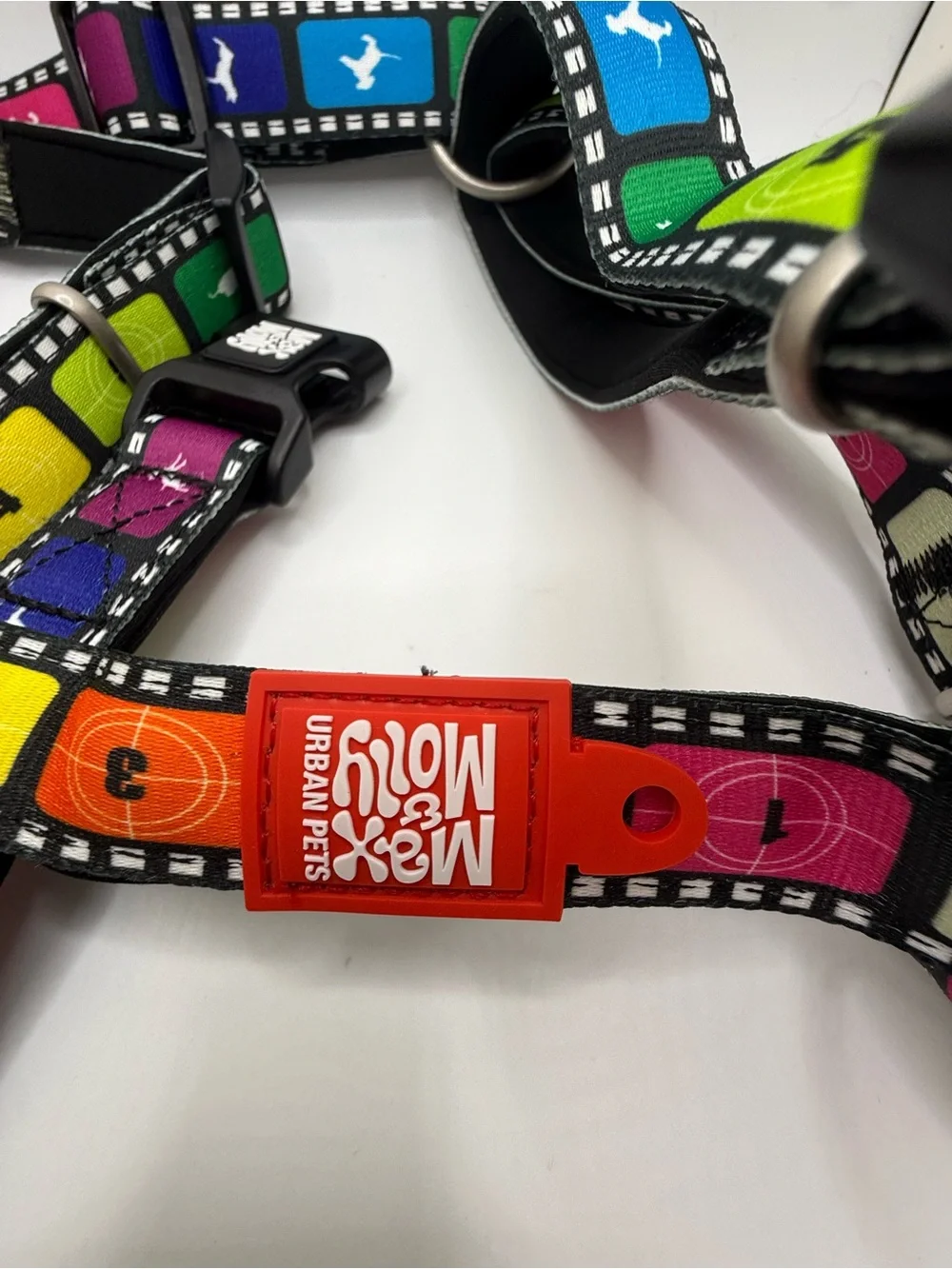 Max & Molly Woof Colorblock Pet Harness - Movie